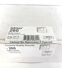 Tekmar 260 Boiler Control LCD Push Button Single-Stage 24v-240v NEW SEALED BOX picture