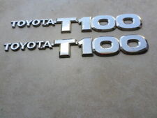 93-98 Toyota T100 Chrome Door Fender 75427-34010 Nameplate Emblem Set of 2 Logos picture