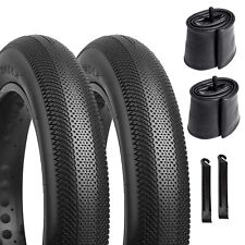 20x4.0 /26x4.0 Inch E-Bike Fat Tires Plus Bike Tubes Free Tire Levers  (Black) picture