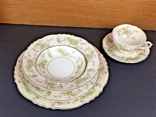 6 Piece Vintage Federal Shape Syracuse China Dearborn Table Setting Plates Bowls picture