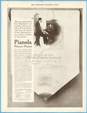1913 Ignacy Jan Paderewski Aeolian Pianola Player Piano Music Roll Vintage Ad picture