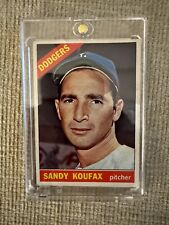 Vintage 1966 Topps #100 Sandy Koufax Los Angeles Dodgers Baseball Card Very Nice picture