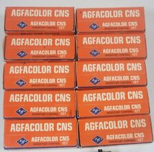 10X AGFACOLOR CNS 127 Vintage Film Rolls SEALED in Boxes Expired NOS picture