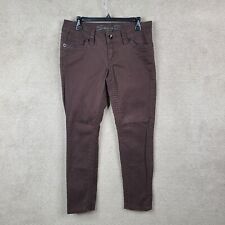 Seven7 Jeans Womens 6 Skinny Low Rise Brown Denim Stretch picture
