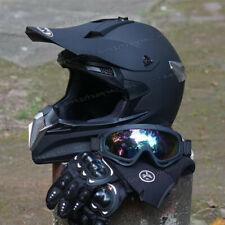 DOT Motocross Helmet Dirt Bike Offroad MX ATV Snowmobile UTV / Goggles Gloves picture