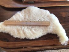 Lambs wool, sheepskin 100% genuine natural ivory remnants picture