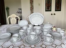 Noritake-Japan-Contemporary Fine China -MARYWOOD 2181-5pc-7 Place Setting+servin picture