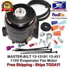 MASTER-BILT 13-13181 13-451 115V Fan Motor upgrade 6W to 9W, Ships TODAY picture