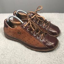 Born Shoe Women's Size 6.5 Hawkeye Brown Fashion Sneakers Leather W0578 picture