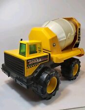 Vintage Tonka Mighty Diesel Cement Truck Pressed Steel Toy Heavy Machinery picture