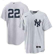 Juan Soto #22 New York Yankees Men’s Pinstripe Stitched Jersey L-XL picture