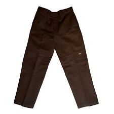 Dickies Work Pants Original Fit 34x32 Brown Vintage picture