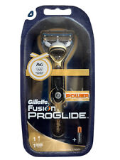 Gillette Fusion Proglide Power Special Olympic  Gold Razor - RARE - NEW & SEALED picture