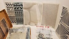 Vintage Letraset Architecture Sheets 1980s Letratone Made In England Drafting  picture