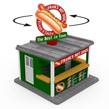 Hot Dog Stand w/Motorized Rotating Banner O Gauge 1:45 for Model Train picture