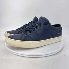 Common Projects Achilles Men Size EU 41 US 8 Blue Leather Low Top Comfort Shoes picture
