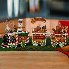 The Gingerbread Express Train, Christmas Home Decor, Resin, 1 Set picture