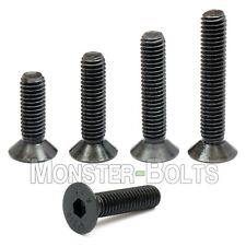 M3 Flat Head Socket Cap Screws, 12.9 Steel w/ Black Oxide DIN 7991, 0.50 Coarse picture
