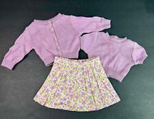 American Girl Kit Meet Outfit Historical~Skirt(AG tag)Sweater(PC)Cardigan(noTag) picture