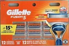 Gillette Fusion 5 Razor Blade Refills, 12 Cartridges, Factory Sealed, BRAND NEW picture