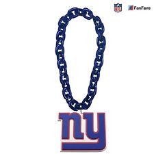 NEW YORK GIANTS NFL 3D Foam Fan Chain Neckless FanFave Made in USA New 3 COLORS picture