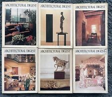Vintage 1979 Architectural Digest 6 Issues Jan/Feb-March-April-June-July/Aug-Nov picture