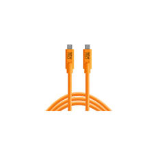 Tether Tools TetherPro USB Type C Male to USB Type C Male Cable 10 Ft Orange picture