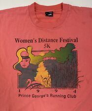 Vintage 1994 Prince George Running Club T-Shirt XL Hipster Canada Single-Stitch picture