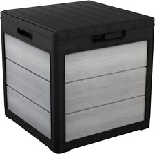 Keter Denali 30 Gallon Resin Deck Box for Patio Furniture, Pool Accessories picture