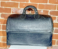 ANTIQUE EARLY 20th CENTURY SCHELL EMDEE WALRUS HIDE LEATHER MEDICAL DOCTORS BAG  picture