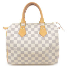 Auth Louis Vuitton Damier Azur Speedy 25 Boston Bag Hand Bag N41534 Used picture