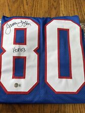 Buffalo Bills James Lofton #80 WR Signed Custom Jersey HOF 2003 Beckett picture