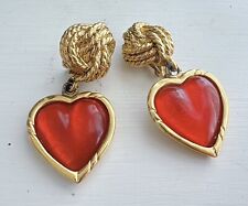 Vintage Emanuel Ungaro Heart Earrings picture