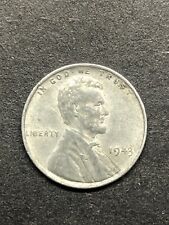 1943 Steel Penny Lincoln Wheat Cent Very Nice picture
