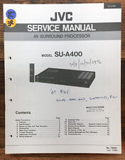 JVC SU-A400 Surround Processor  Service Manual *Original* picture
