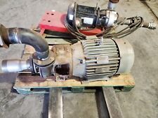 20 hp Electric brass heavy duty pump 70 PSI 265 GPM Carver  Reliance Baldor picture