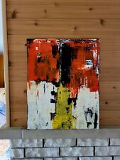 Abstract Expressionist Mid Century Modern Style Painting Modernist Brutalist picture