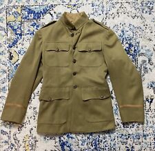 Vintage French Military Coat Small TDF Costume Collection Olive Buttons picture