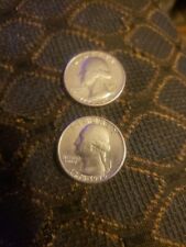 2 Rare US 1776-1976 D Bicentennial Quarter, filled Mint Mark And A No Mint Mark picture
