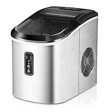 Portable Electric Ice Machine Countertop Ice Maker 26lbs Stainless Steel picture