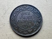 1915 Canada Large Cent Coin   Bronze World Coin    #W119 picture