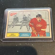 1968-69 OPC O PEE CHEE #142 GARY UNGER RC EX+ RED WINGS ST LOUIS BLUES ROOKIE picture