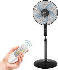 Simple Deluxe 16 Inch Oscillating Pedestal Stand Fan 3-Speed with Remote Control picture