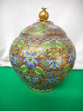1920-30's Chinese Cloisonné Ginger Jar Enameled picture