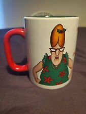 Vintage 1998 Far Side Have A Merry Christmas And I Mean It Lady Mug Cup picture
