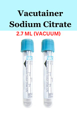 VACUTAINER BLOOD COLLECTION TUBE SODIUM CITRATE 3.2% (2.7ML) VACUUM LONG EXPIRY picture