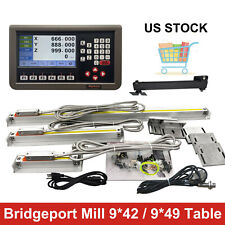 3 Axis Digital Readout DRO Meter 3pcs Linear Glass Scale for Bridgeport Milling  picture