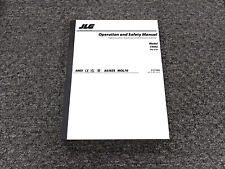 JLG 340AJ Boom Lift PVC 2107 Safety Owner Operator Manual User Guide 31217468 picture