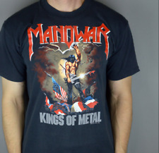 Vintage Manowar Kings Of Metal 1989 Shirt Double Sides S-5Xl picture