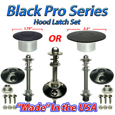 Quick Latch Hood Pin Set 2 Push Button Latch Hood Pins Latches MADE IN USA NHRA picture